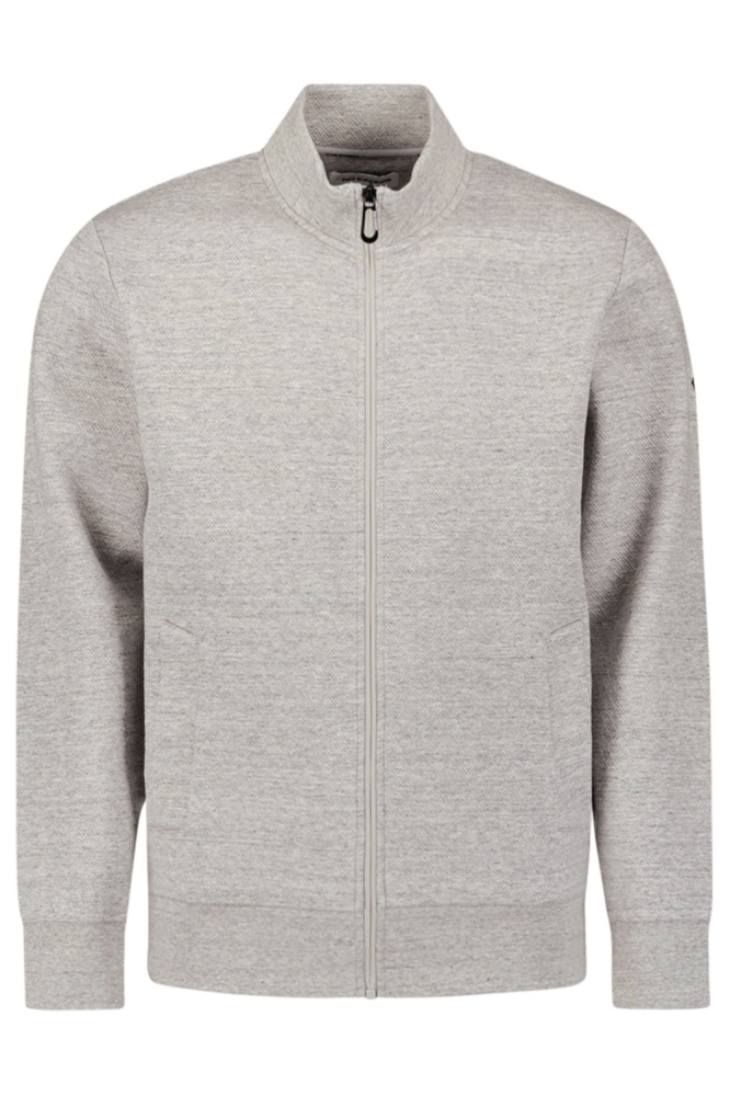 GESTRUCTUREERDE CARDIGAN 29100815 102 GREY MELANGE